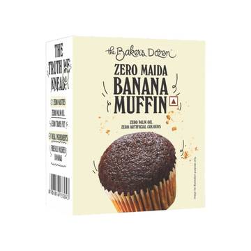The Baker's Dozen Zero Maida Banana Muffin